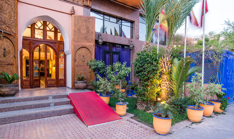 Hotel Les Trois Palmiers Marrakesh Exterior foto